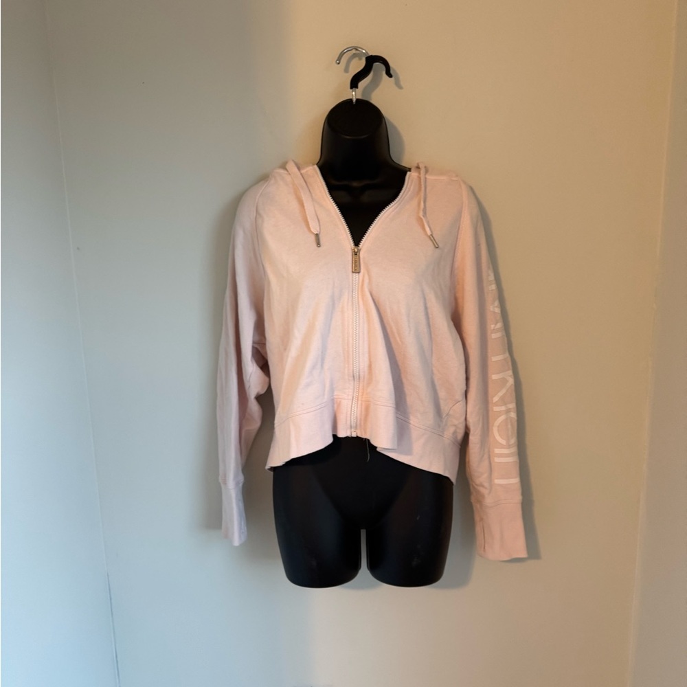 Calvin Klein Performance Blush Zip Up Hoodie Size M